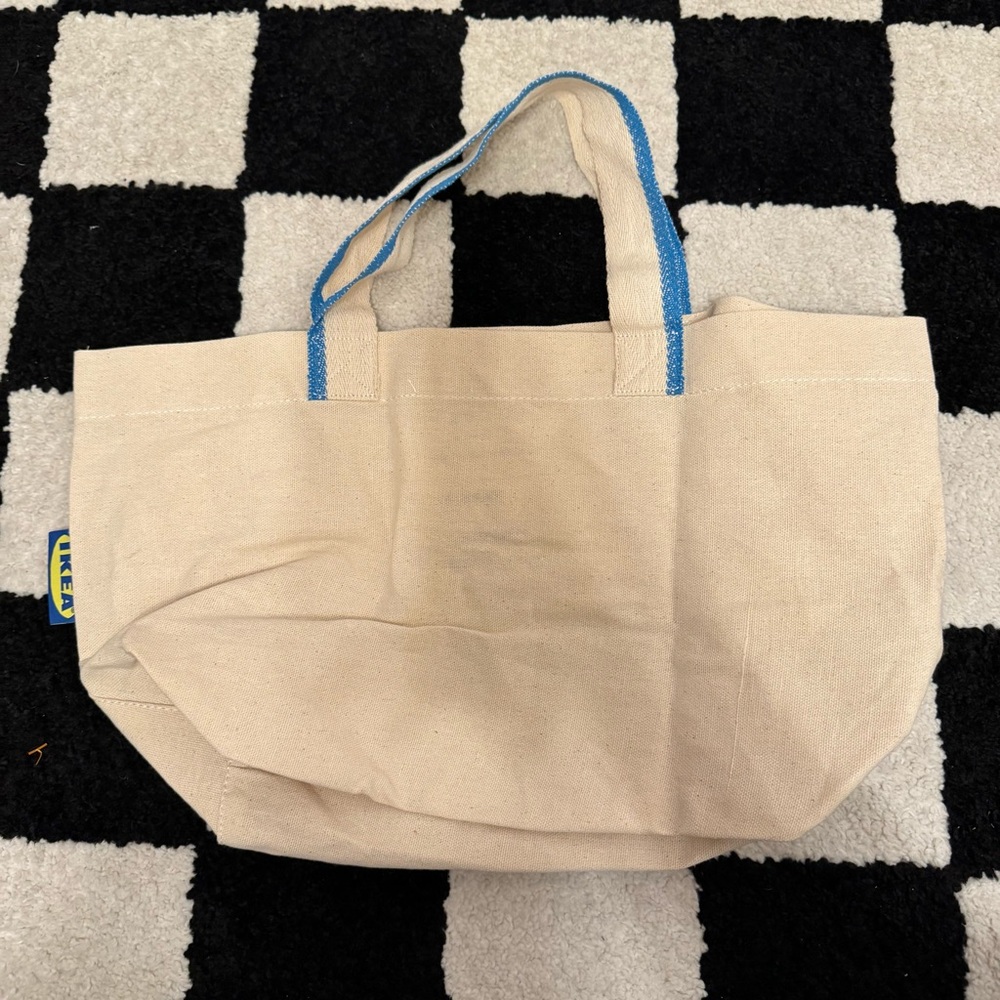 IKEA Spikrak 3 Gal. Bag Medium Tote Reusable Cotton Grocery Bag